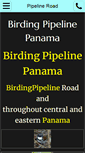 Mobile Screenshot of birdingpipelinepanama.com